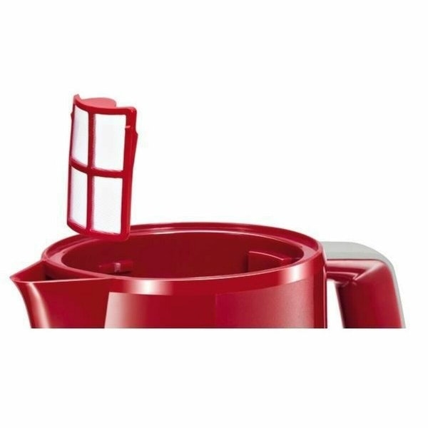 Vattenkokare BOSCH TWK3A014 2400 W Röd Rostfritt stål Plast/Rostfritt stål 2400 W 1,7 L 1,7 L