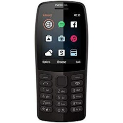 Mobiltelefon för seniorer Nokia 210 4G 2,3" Svart 16 GB RAM
