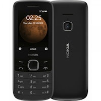 Mobiltelefon för seniorer Nokia 225 2,4" Svart Röd 32 GB 64 GB