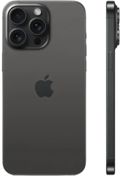 Apple iPhone 15 Pro Max - Svart titan