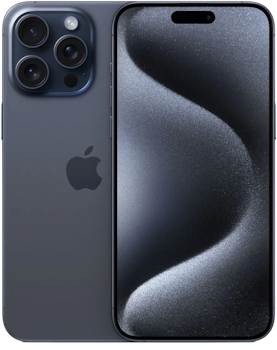 Apple iPhone 15 Pro Max - Blå titan