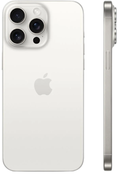 Apple iPhone 15 Pro Max - Vit titan