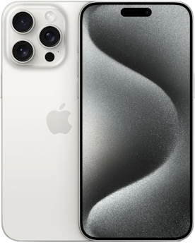 Apple iPhone 15 Pro Max - Vit titan