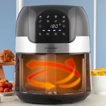 Oljefri Fritös InnovaGoods Fryinn 3500 Svart Rostfritt stål 1400 W 3,5 L