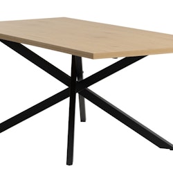 Matbord NORTOFT 95x200 vildekfärgat/svart