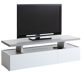 TV-bänk TOFTLUND vit/betong