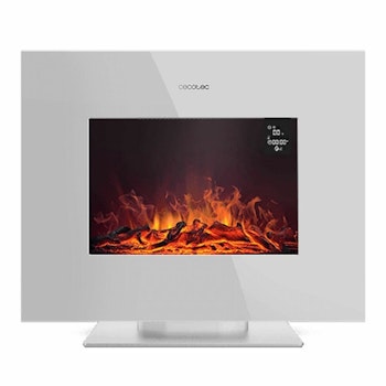 Dekorativ och elektrisk öppen spis för vägg Cecotec ReadyWarm 2700 Design Flames Vit 1000 - 2000 W