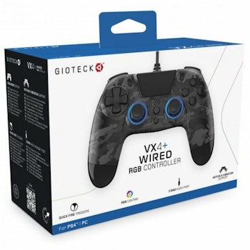 Spelkontroll GIOTECK VX-4+ Grå PlayStation 4