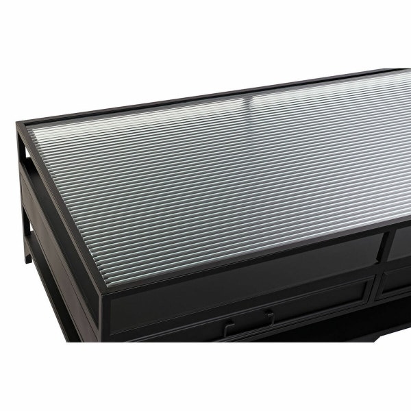 Soffbord DKD Home Decor Metall Glas (120 x 60 x 40 cm)