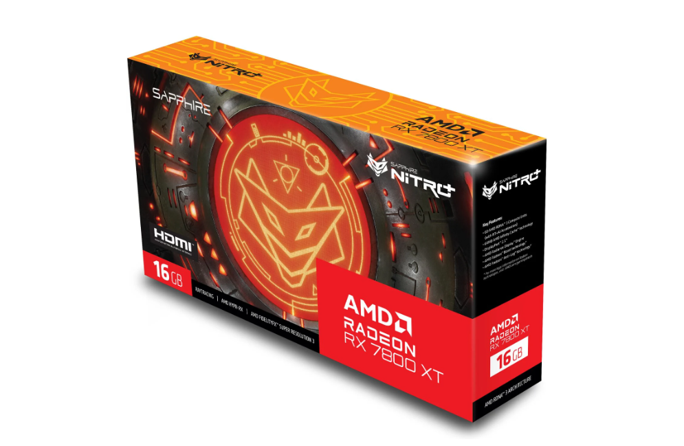 Sapphire Nitro+ RX 7800 XT 16GB GAMING OC