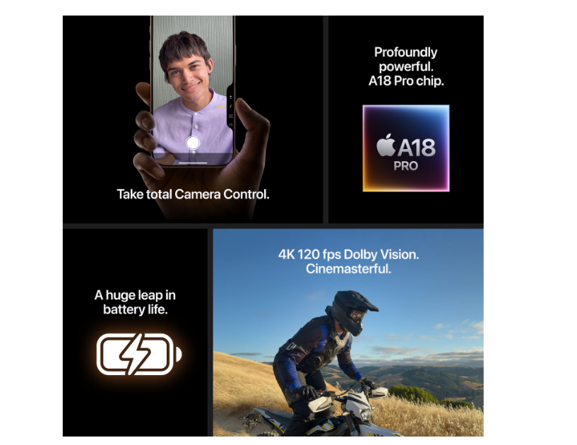 Apple iPhone 16 Pro – Vit Titanium: Premium Design och Banbrytande Teknologi