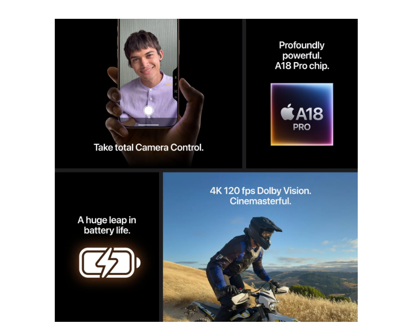 Apple iPhone 16 Pro – Desert Titanium: En Stilfull Kombination av Teknik och Elegans"