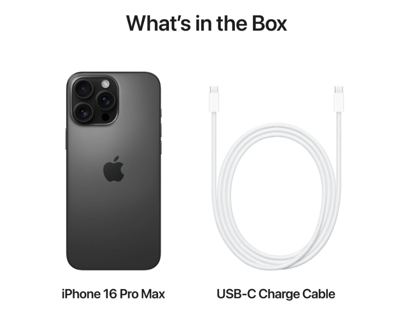 Apple iPhone 16 Pro Max – Svart Titanium