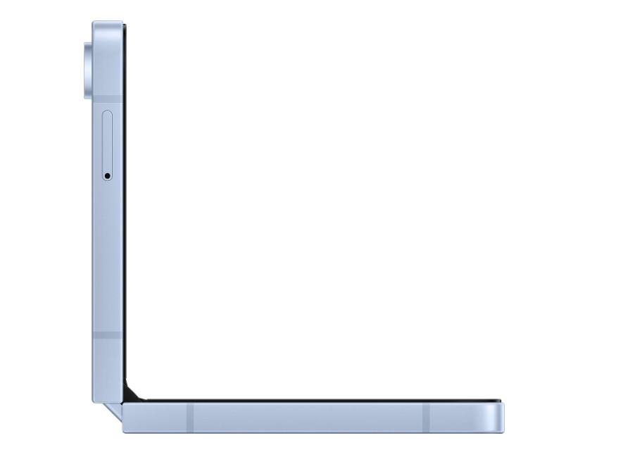 Samsung Galaxy Z Flip6 – Revolutionerande design i elegant blå färg!