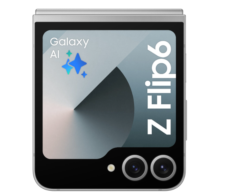 Samsung Galaxy Z Flip6 – Innovativ design i stilren silver!