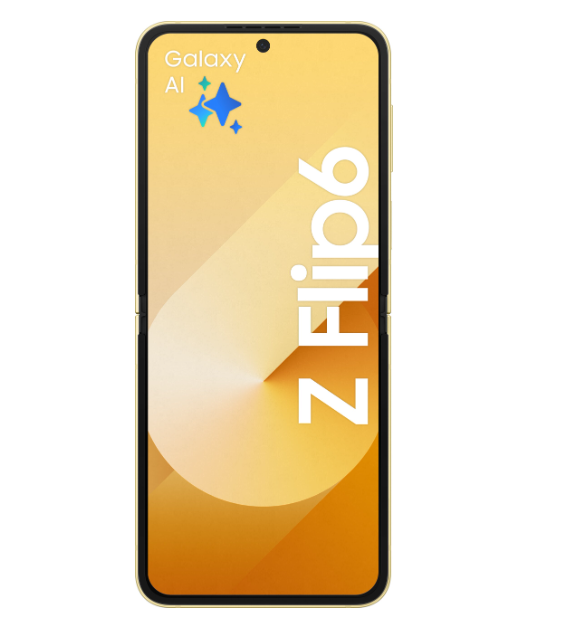 Samsung Galaxy Z Flip6 – Färgstark och innovativ i solgul design!