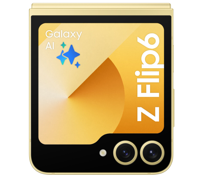 Samsung Galaxy Z Flip6 – Färgstark och innovativ i solgul design!
