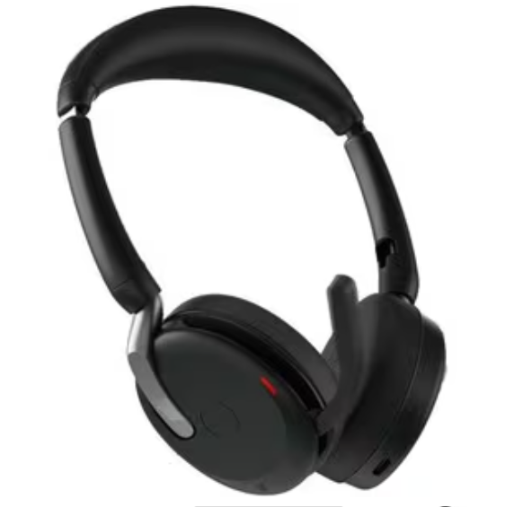 Jabra Evolve2 65 Flex – Flexibla och professionella hörlurar med MS Teams-certifiering och superb ljudkvalitet