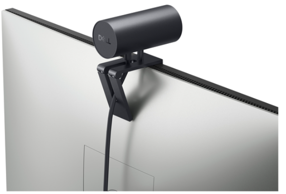 DELL UltraSharp Webcam – 8.3 MP Full HD med 60 fps för kristallklara videomöten