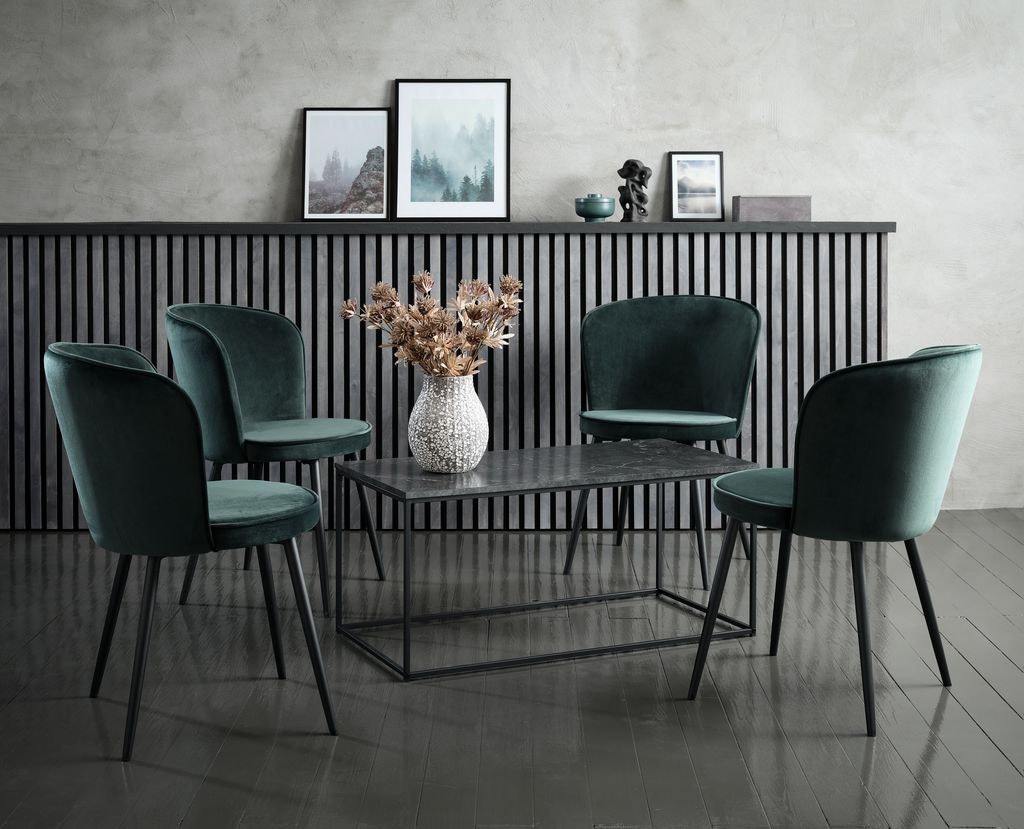 TROSTERUD Soffbord – Marmorerat 50x100 cm – Elegant och Modern