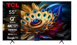 TCL 55C61B 55" 75" QLED PRO 4K Ultra HD Smart TV – Enastående Bildkvalitet med Google TV!