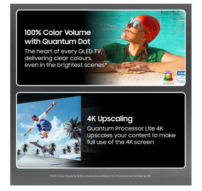 Samsung 55" TQ55Q64DAUXXC 4K QLED Smart TV – Upplev Enastående Färger och Skärpa med Smart Funktionalitet!