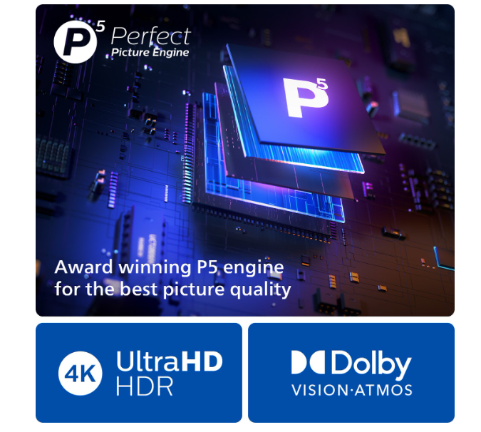 Philips 43" 50" 55"" 55PUS8949 – 4K LED-TV med 144 Hz och Ambilight för en Oslagbar TV- och Gamingupplevelse!