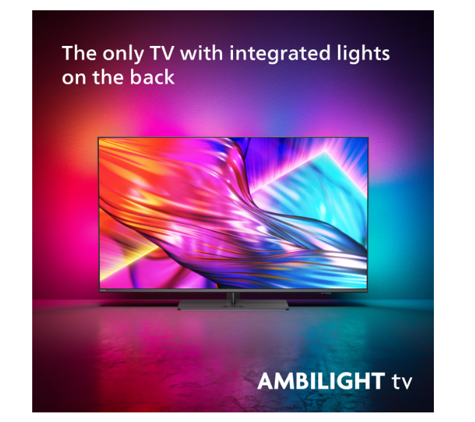 Philips 43" 50" 55"" 55PUS8949 – 4K LED-TV med 144 Hz och Ambilight för en Oslagbar TV- och Gamingupplevelse!