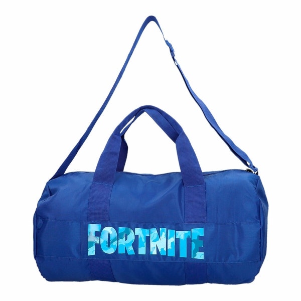 Fortnite Sportväska – Blå 54 x 27 x 27 cm med Rymlig Design och Stilren Look