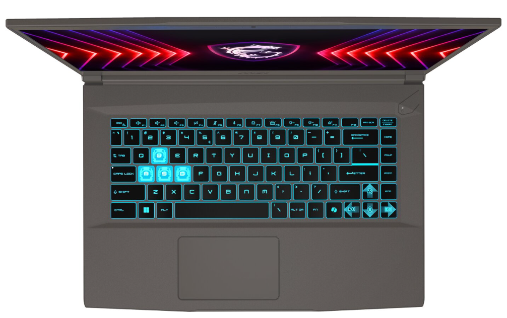 MSI Thin 15 B12UC – 15.6" Gaming Laptop med 144 Hz Skärm, Core i5, GeForce RTX 3050 och 512 GB SSD