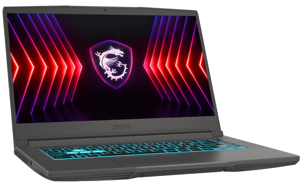 MSI Thin 15 B12UC – 15.6" Gaming Laptop med 144 Hz Skärm, Core i5, GeForce RTX 3050 och 512 GB SSD