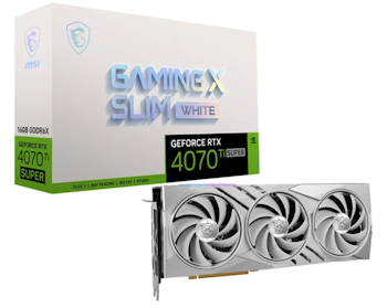 MSI GeForce RTX 4070 Ti SUPER 16GB Gaming X Slim White – Stilren Gamingprestanda i Världsklass