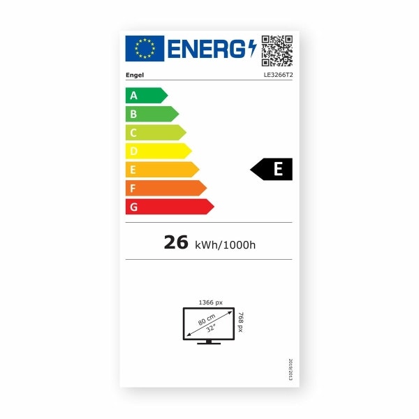 Engel LE3266T2 32" HD LED TV – Perfekt för Det Mindre Utrymmet med Skarp Bild och Smidig Design