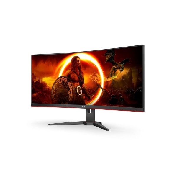 AOC CU34G2XE/BK 34" Ultrawide Gaming Monitor – 144 Hz, Curved, 3440 x 1440, IPS – För En Ultimat Spelupplevelse