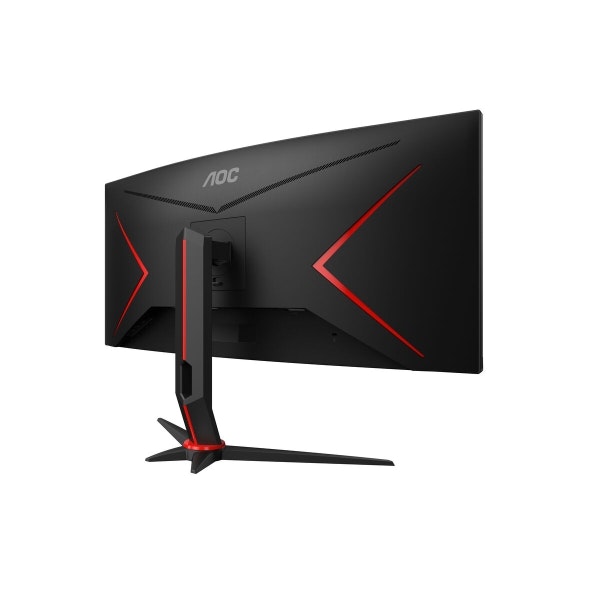 AOC CU34G2XP/BK 34" Ultrawide Gaming Monitor – 180 Hz, Curved, 3440 x 1440, IPS – För En Oöverträffad Spelupplevelse