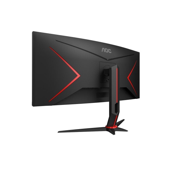 AOC CU34G2XP/BK 34" Ultrawide Gaming Monitor – 180 Hz, Curved, 3440 x 1440, IPS – För En Oöverträffad Spelupplevelse