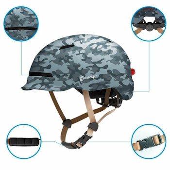 SMART4U SH50U ARMY – Hjälm för Elscooter & Cykling