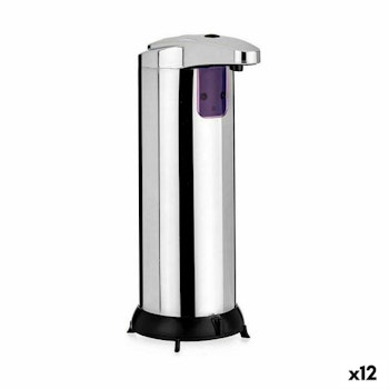 Automatisk tvålpump med sensor DKD Home Decor Svart Multicolour Silvrig ABS Plast 11,1 x 7,5 x 19 cm 250 ml