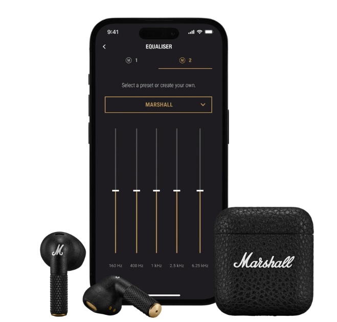 Marshall Minor IV - True Wireless Hörlurar - Svart