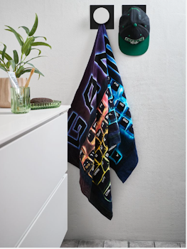 Badhandduk GAMER 70x140 cm – Mjuk och Absorberande för Gaming-älskare
