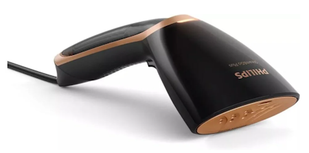 Philips Steam&Go Handhållen Steamer GC362/80 – Effektiv och Smidig Ångstrykare i Svart/Guld
