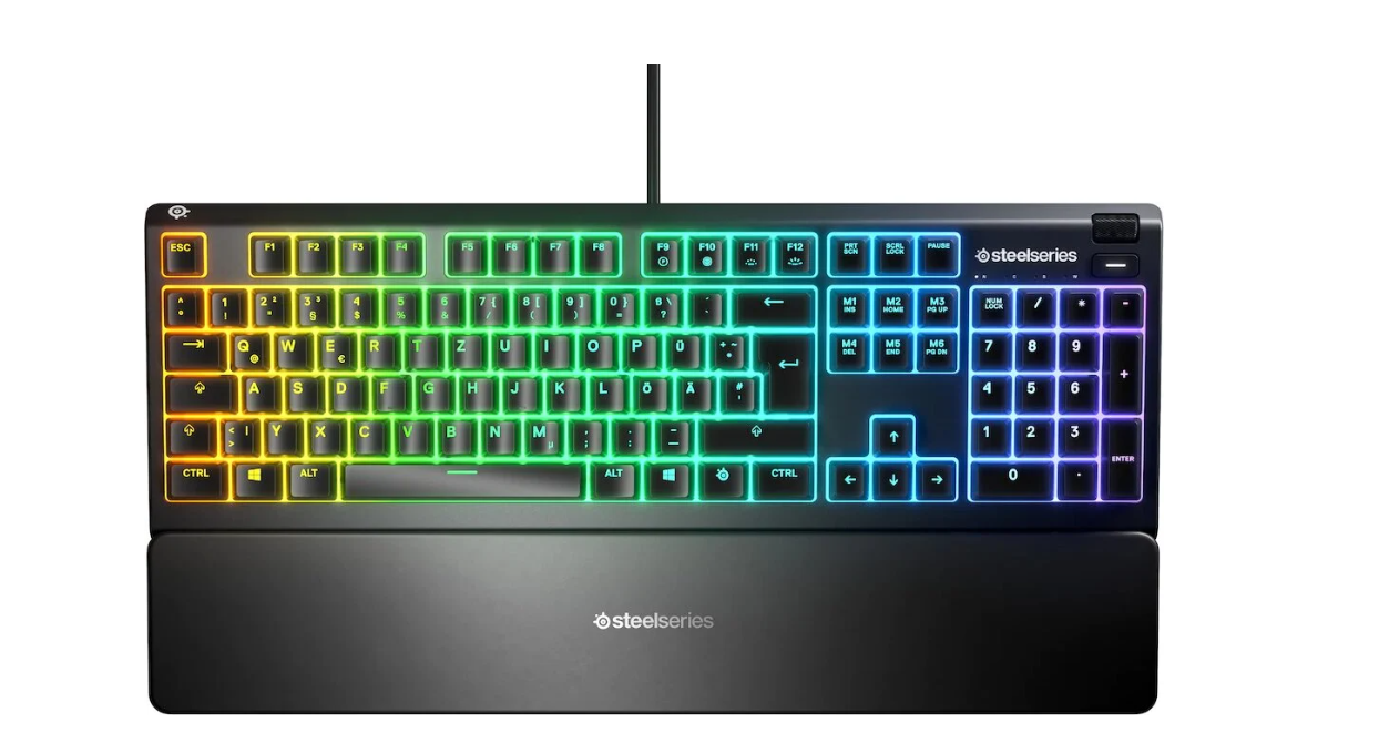 SteelSeries Apex 3 – Gamingtangentbord med RGB och Nordisk Layout