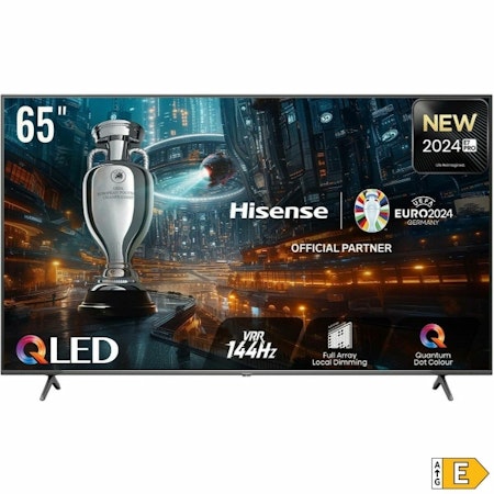 Smart TV Hisense 65" 4K Ultra HD HDR QLED – Imponerande Bildkvalitet och Jämn Prestanda