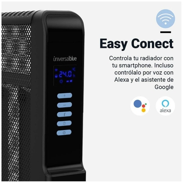 Värmeelement Universal Blue 4020B UCRM9004 – 2000W Svart – Effektiv och Kompakt Värme