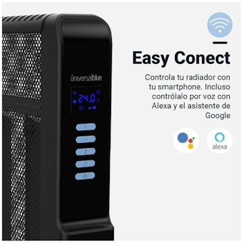 Värmeelement Universal Blue 4020B UCRM9004 – 2000W Svart – Effektiv och Kompakt Värme