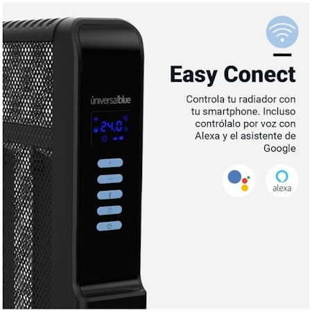 Värmeelement Universal Blue 4020B UCRM9004 – 2000W Svart – Effektiv och Kompakt Värme