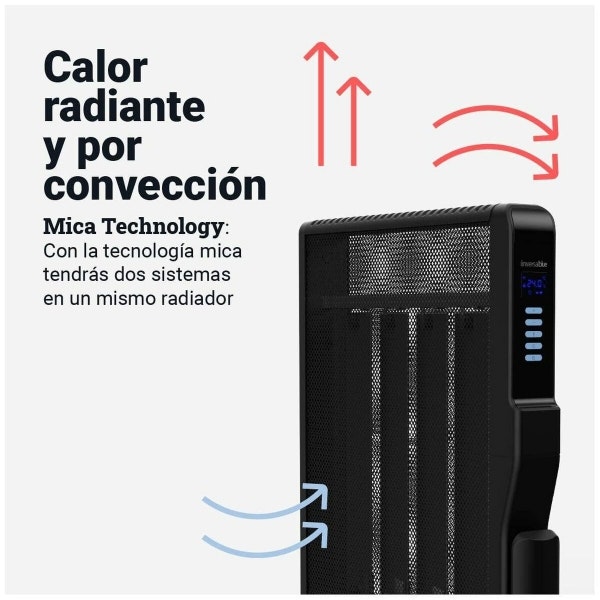 Värmeelement Universal Blue 4020B UCRM9004 – 2000W Svart – Effektiv och Kompakt Värme