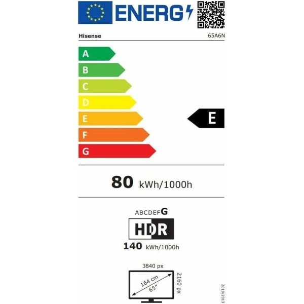 Smart TV Hisense 65A6N 65" 4K Ultra HD LED HDR – Imponerande Bildkvalitet och Smarta Funktioner