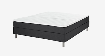 Kontinentalsäng PLUS C60 PU Svart 160x200 – Komfort och Stil i Perfekt Harmoni