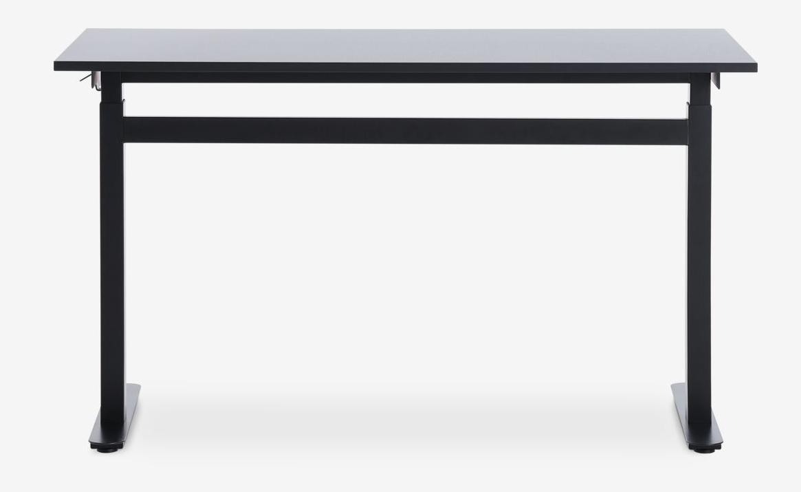 Höj-/sänk Skrivbord LUNDTOFT med Gaslift – Stilrent och Ergonomiskt Arbetsbord